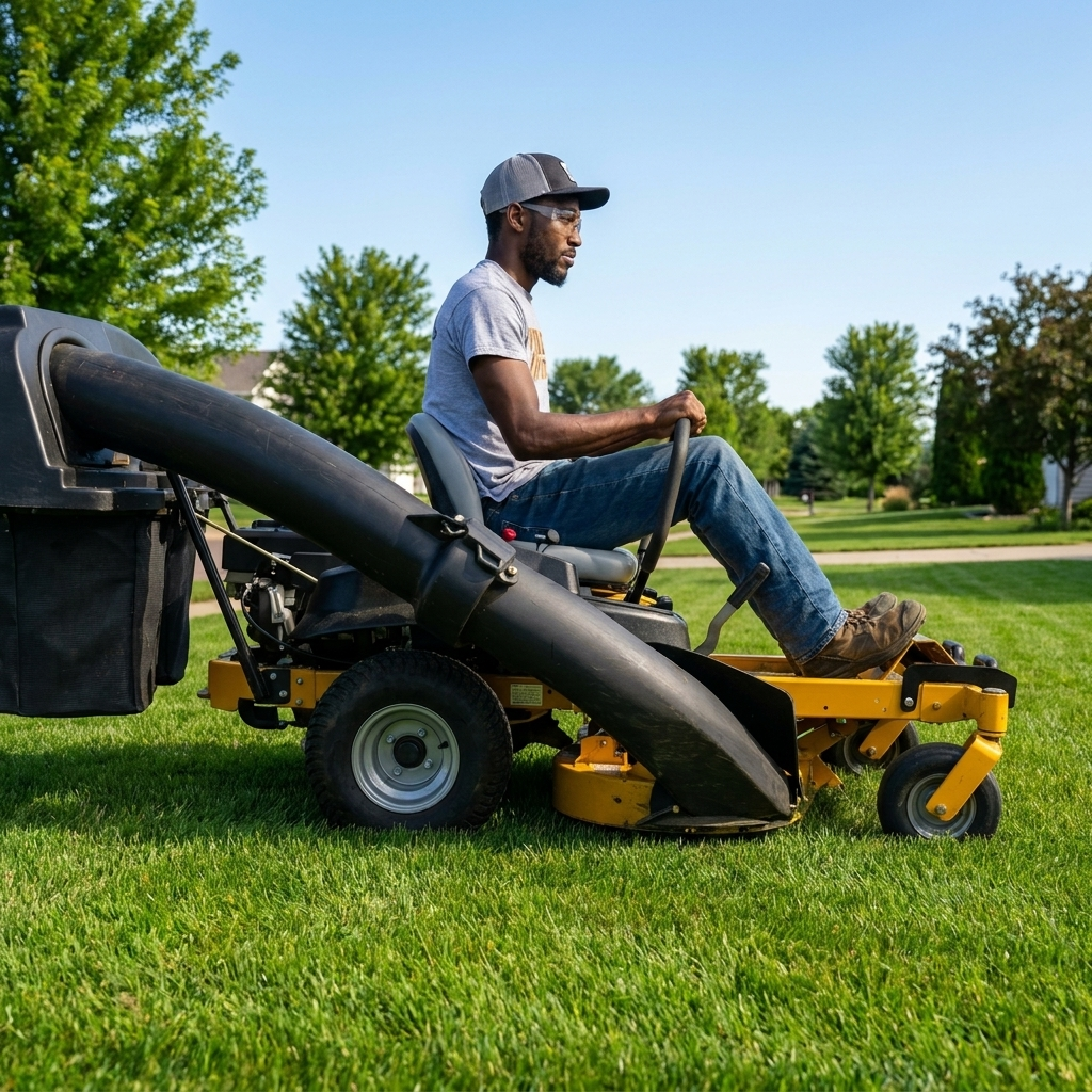 Lawn mowing service
